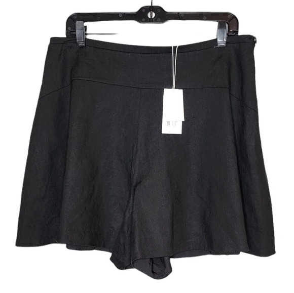 Vince Linen Flounce Shorts Black (No Tags) - Picture 7 of 11